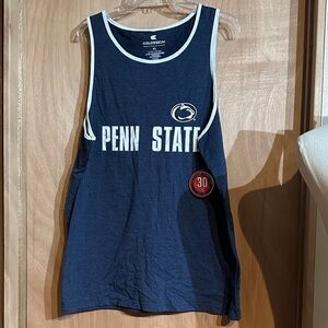 Colosseum Navy Penn State Tank with White Trim